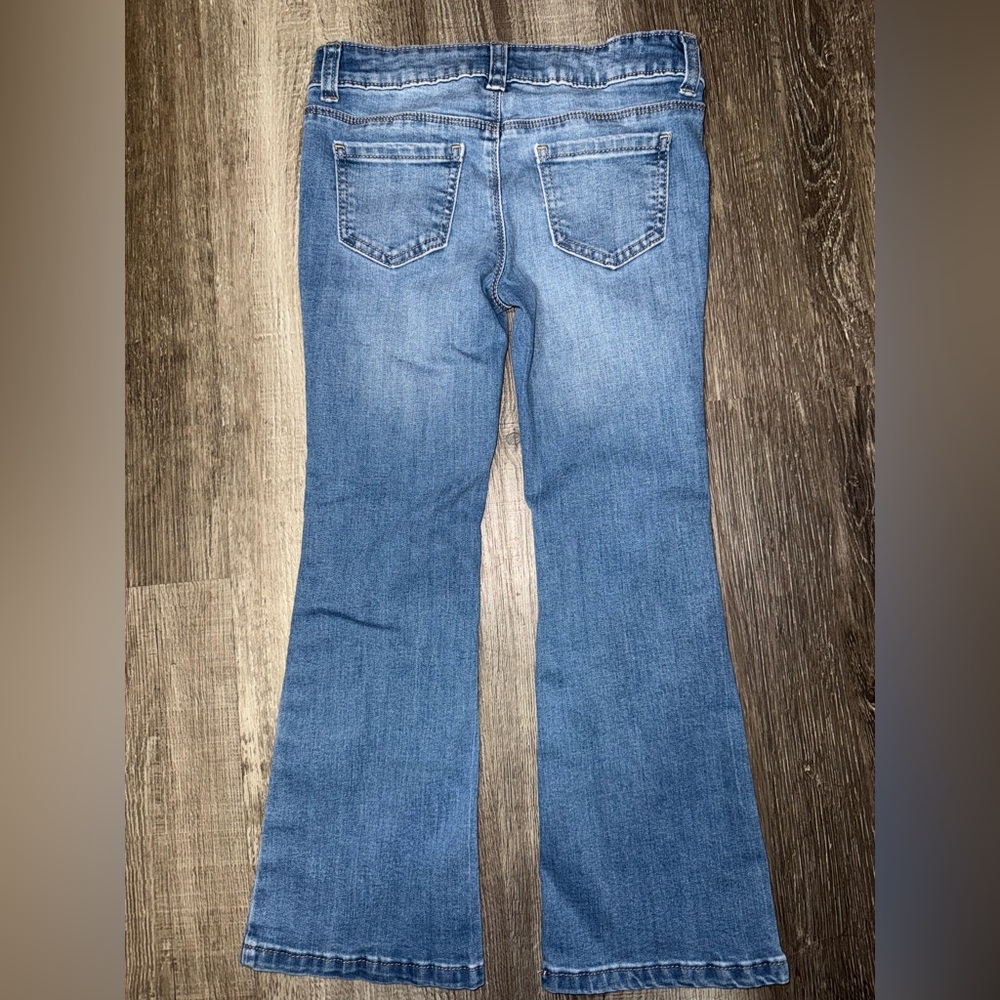 WonderNation Girls Bootcut Blue Jeans Size 6 - Picture 4 of 4
